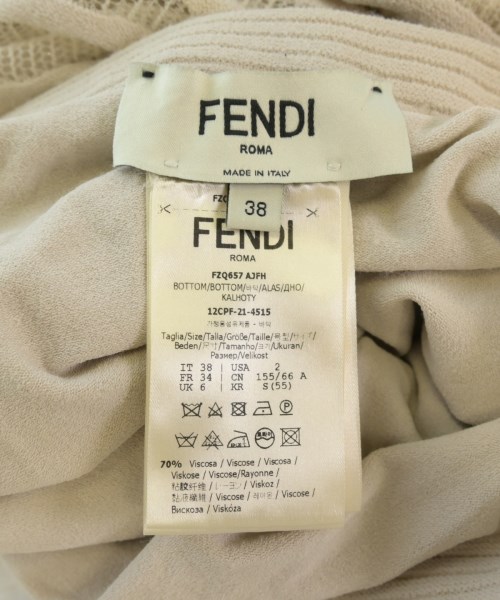 FENDI（フェンディ）ワンピース ベージュ サイズ:38(S位) レディース/2200706081015