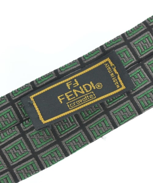 FENDI（フェンディ）ネクタイ 黒 サイズ:- メンズ/2200698969438