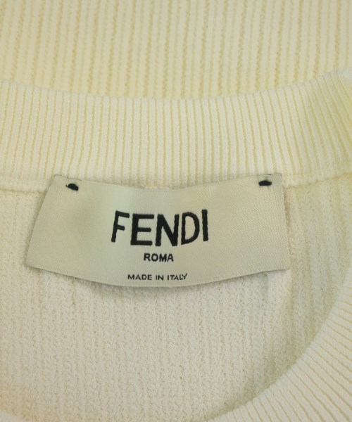 FENDI（フェンディ）ニット・セーター 白 サイズ:44(L位) レディース/2200707903033