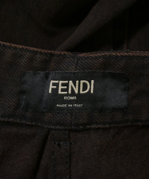 FENDI（フェンディ）デニムパンツ 茶 サイズ:31(M位) メンズ/2200707903057