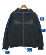 FENDI（フェンディ）パーカー 黒 サイズ:XL メンズ/2200704992030