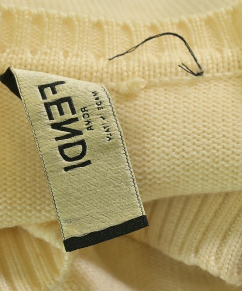 FENDI（フェンディ）ニット・セーター 白 サイズ:48(L位) メンズ/2200704992047