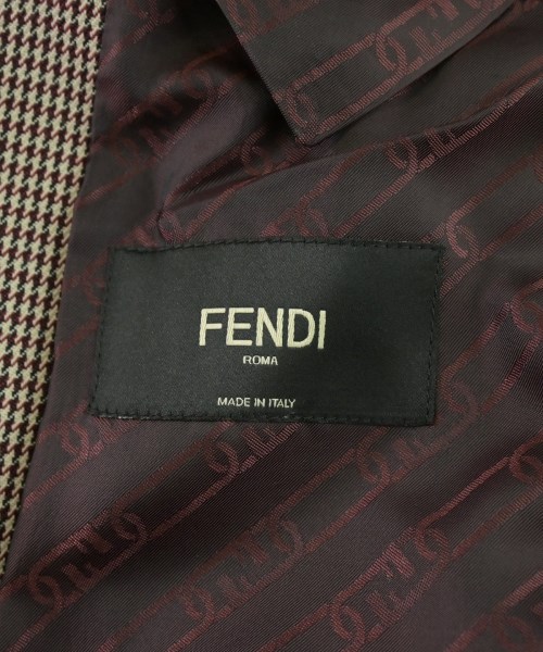 FENDI（フェンディ）テーラードジャケット ベージュ サイズ:50(XL位) メンズ/2200710274014