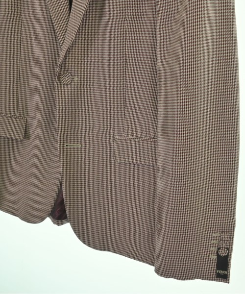 FENDI（フェンディ）テーラードジャケット ベージュ サイズ:50(XL位) メンズ/2200710274014