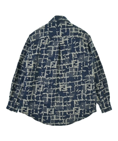 FENDI（フェンディ）カジュアルシャツ 紺 サイズ:44(S位) メンズ/2200663329021