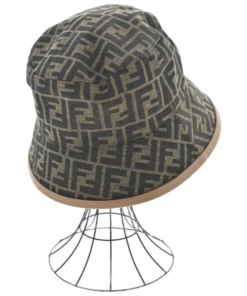 FENDI（フェンディ）ハット ベージュ サイズ:L メンズ/2200663517077
