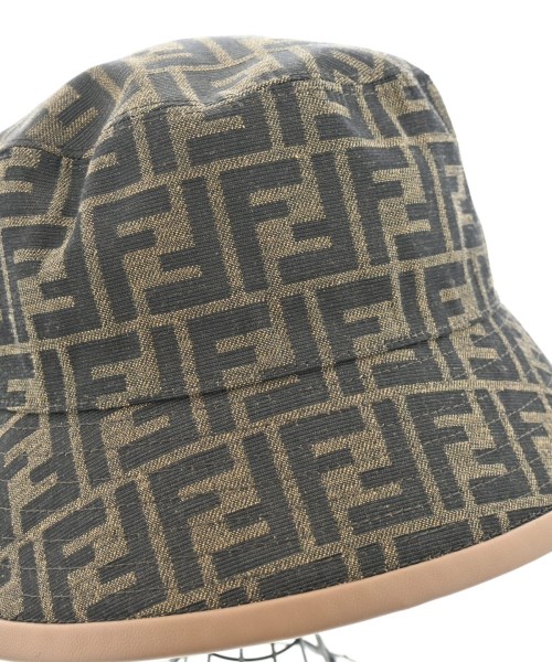 FENDI（フェンディ）ハット ベージュ サイズ:L メンズ/2200663517077