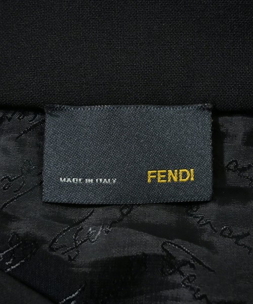 FENDI（フェンディ）ひざ丈スカート 黒 サイズ:40(M位) レディース/2200663400157