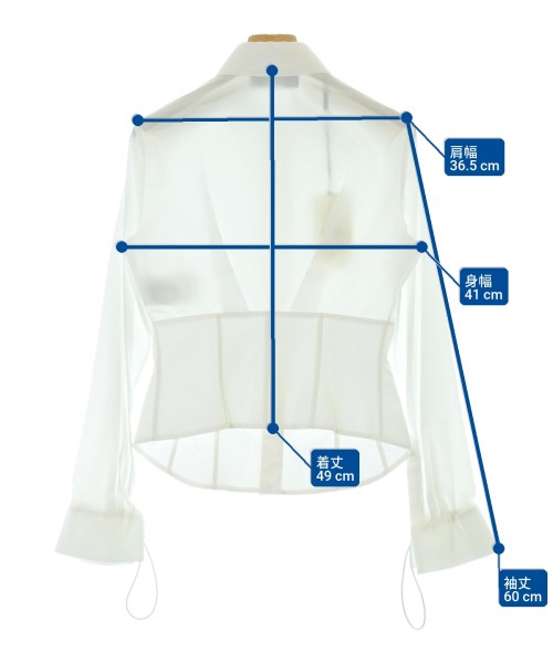 FENDI（フェンディ）カジュアルシャツ 白 サイズ:36(XS位) レディース/2200667862029