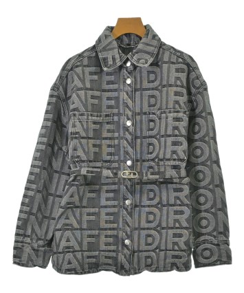 FENDI（フェンディ）デニムジャケット グレー サイズ:40(L位