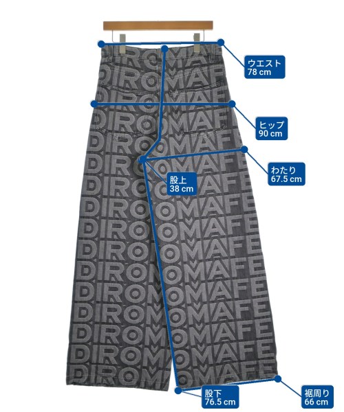 FENDI（フェンディ）デニムパンツ グレー サイズ:40(M位) レディース/2200669664027