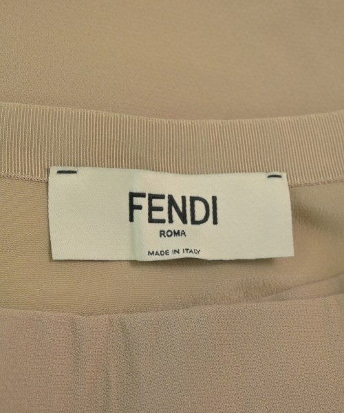 FENDI（フェンディ）ひざ丈スカート ベージュ サイズ:36(XS位) レディース/2200670002023