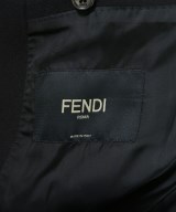 FENDI（フェンディ）チェスターコート 黒 サイズ:50(XL位) メンズ/2200670565030