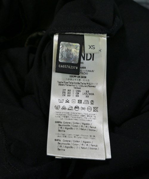 FENDI（フェンディ）Tシャツ・カットソー 黒 サイズ:XS レディース/2200671725129