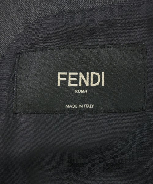 FENDI（フェンディ）テーラードジャケット グレー サイズ:50(XL位) メンズ/2200672083020