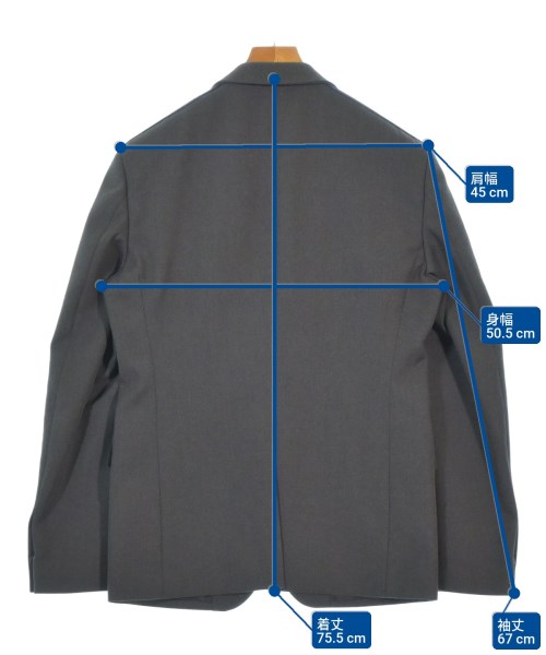 FENDI（フェンディ）テーラードジャケット グレー サイズ:50(XL位) メンズ/2200672083020