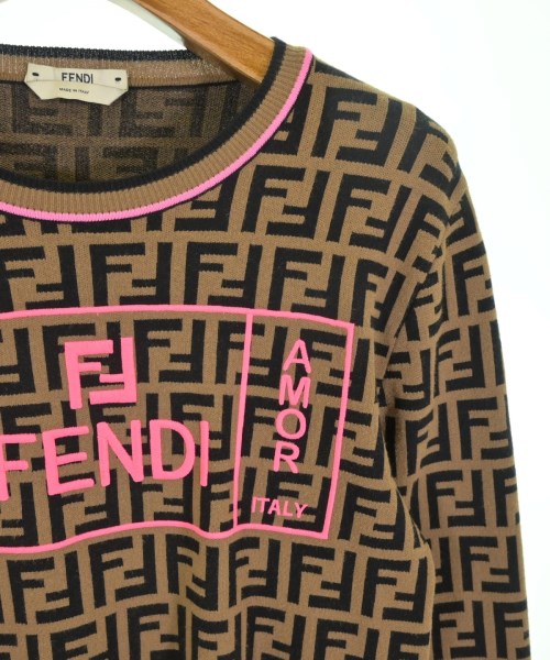 FENDI（フェンディ）ニット・セーター 茶 サイズ:40(M位) レディース/2200729309028