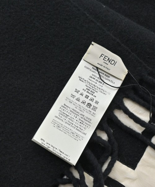 FENDI（フェンディ）マフラー 黒 サイズ:- メンズ/2200723541042