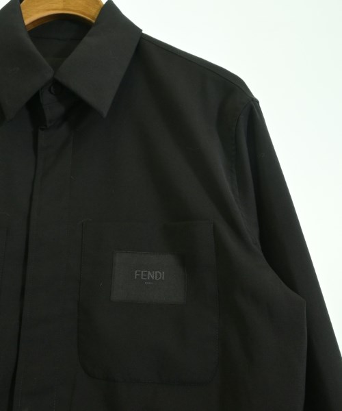 FENDI（フェンディ）カジュアルシャツ 黒 サイズ:44(S位) メンズ/2200732158071