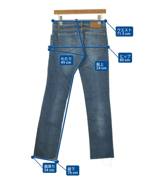 FENDI（フェンディ）デニムパンツ 青 サイズ:38(S位) レディース/2200733762062