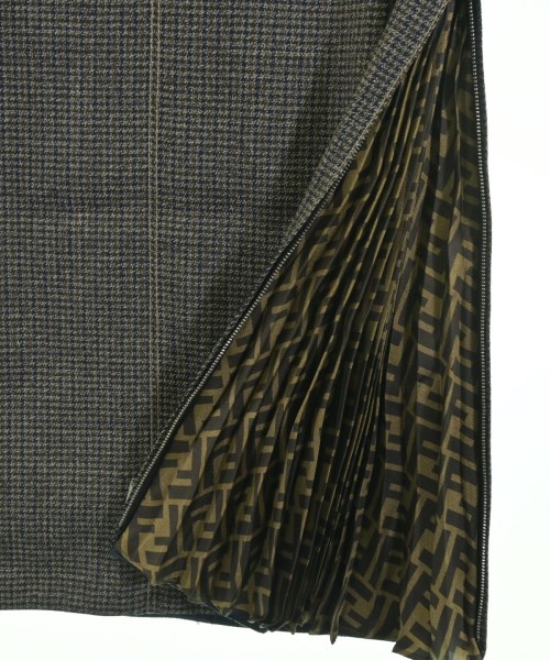 FENDI（フェンディ）ロング・マキシ丈スカート グレー サイズ:36(XS位) レディース/2200697344236