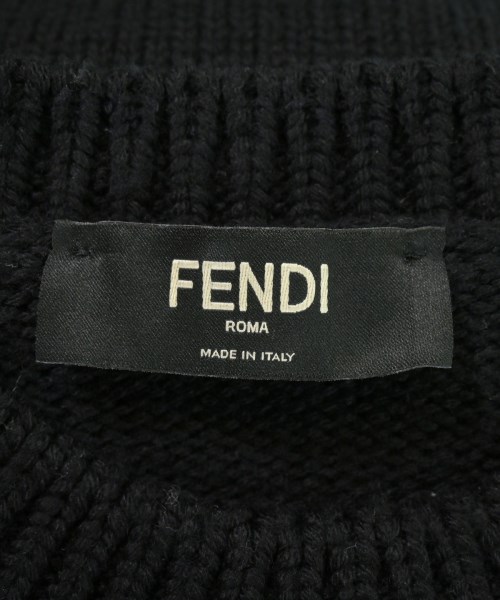 FENDI（フェンディ）ニット・セーター 黒 サイズ:50(XL位) メンズ/2200714324180