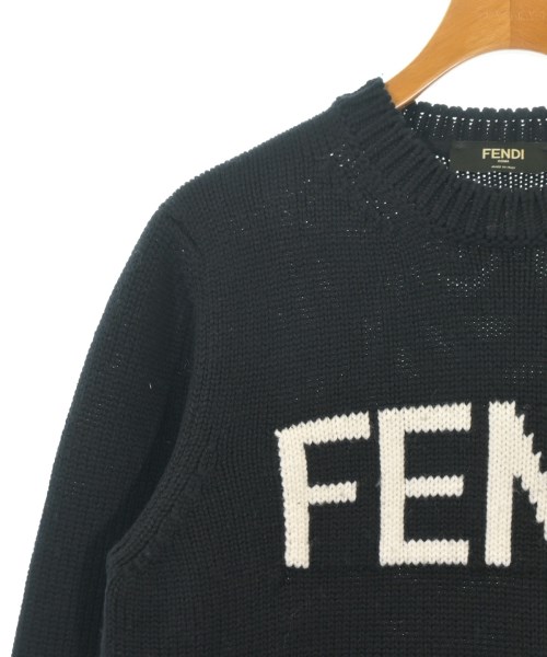 FENDI（フェンディ）ニット・セーター 黒 サイズ:50(XL位) メンズ/2200714324180