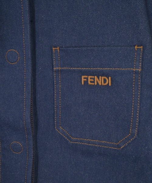 FENDI（フェンディ）デニムジャケット 青 サイズ:36(XS位) レディース/2200718703097