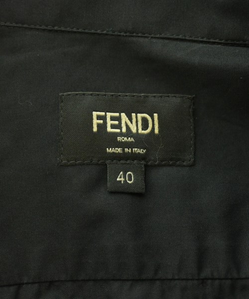 FENDI（フェンディ）カジュアルシャツ 黒 サイズ:40(L位) メンズ/2200724985074