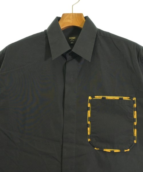 FENDI（フェンディ）カジュアルシャツ 黒 サイズ:40(L位) メンズ/2200724985074