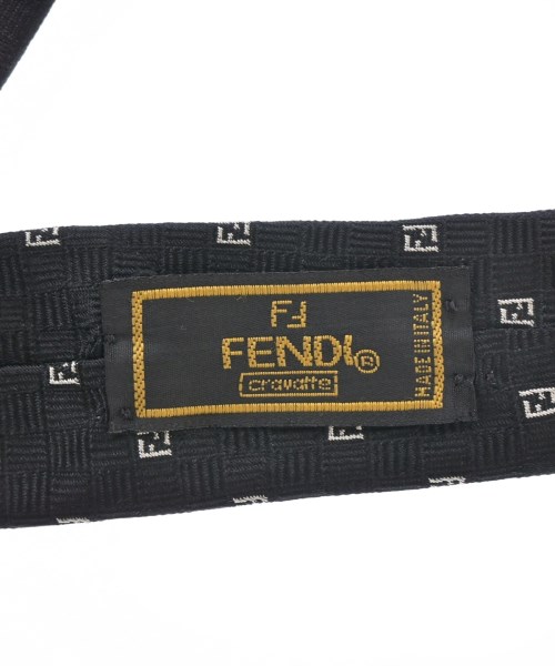 FENDI（フェンディ）ネクタイ 黒 サイズ:- メンズ/2200727264077