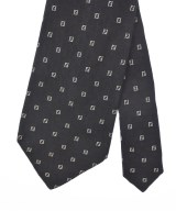 FENDI（フェンディ）ネクタイ 黒 サイズ:- メンズ/2200727264077