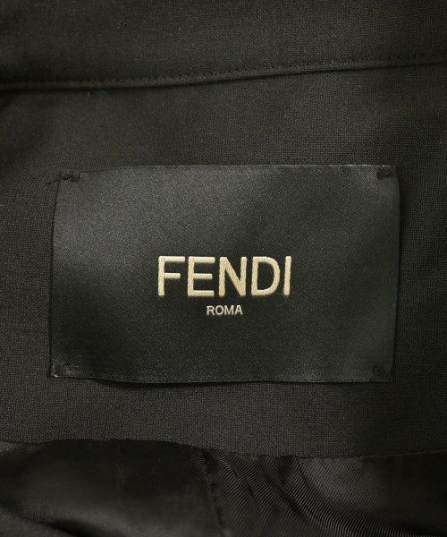 FENDI（フェンディ）カジュアルシャツ 黒 サイズ:50(XL位) メンズ/2200727604026