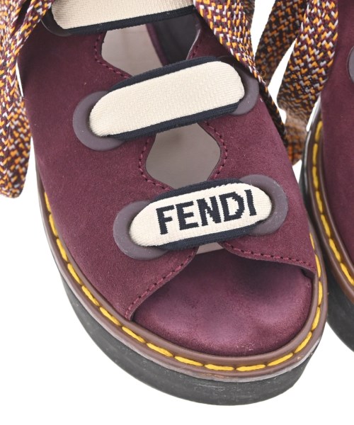 FENDI（フェンディ）サンダル 赤 サイズ:EU37(23.5cm位) レディース/2200728032224