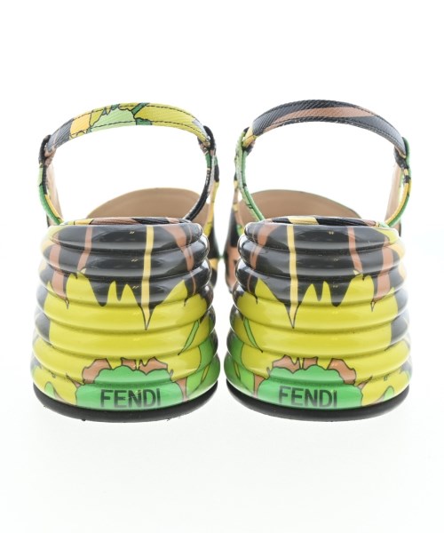 FENDI（フェンディ）サンダル 黒 サイズ:EU36 1/2(23cm位) レディース/2200683639025