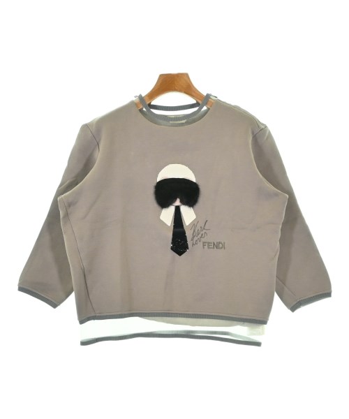 FENDI(フェンディ)スウェット 茶 サイズ:40(M位)/2200677627014