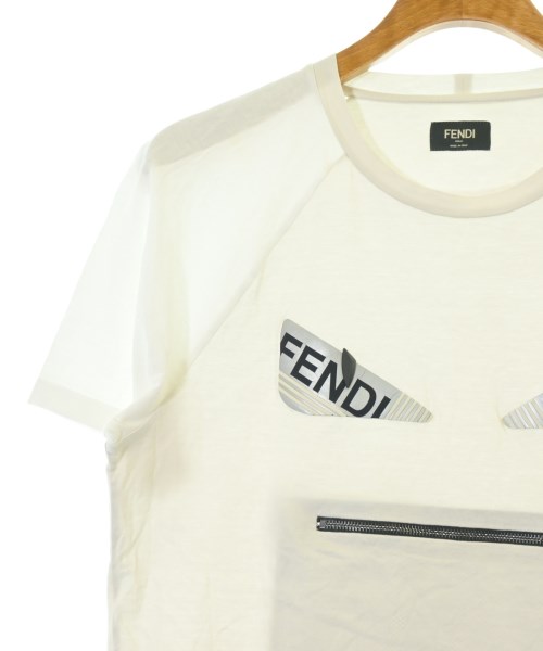 FENDI（フェンディ）Tシャツ・カットソー 白 サイズ:M メンズ/2200685533024