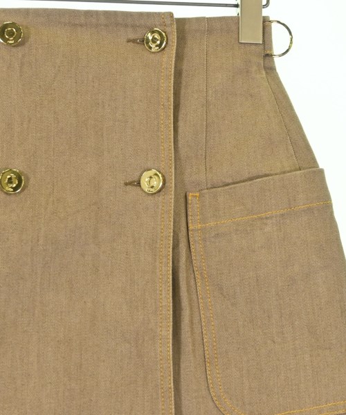 FENDI（フェンディ）ミニスカート ベージュ サイズ:36(XS位) レディース/2200685728055