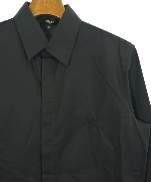 FENDI（フェンディ）カジュアルシャツ 黒 サイズ:37(XS位) メンズ/2200687283026