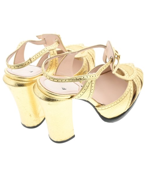 FENDI（フェンディ）サンダル ゴールド サイズ:EU35(21.5cm位) レディース/2200688776336