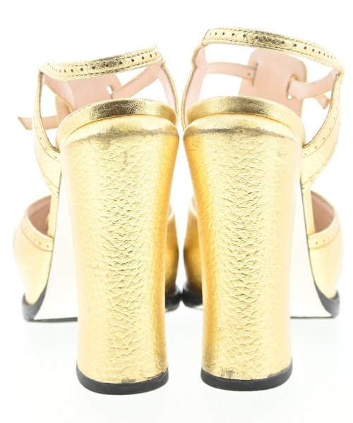 FENDI（フェンディ）サンダル ゴールド サイズ:EU35(21.5cm位) レディース/2200688776336