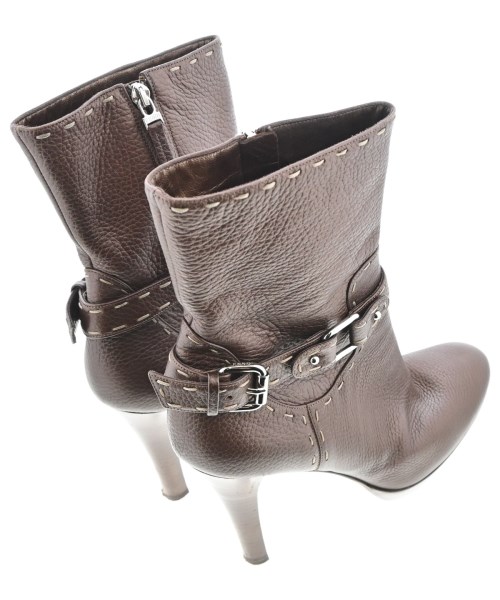 FENDI（フェンディ）ブーツ 茶 サイズ:EU40(26.5cm位) レディース/2200688776367