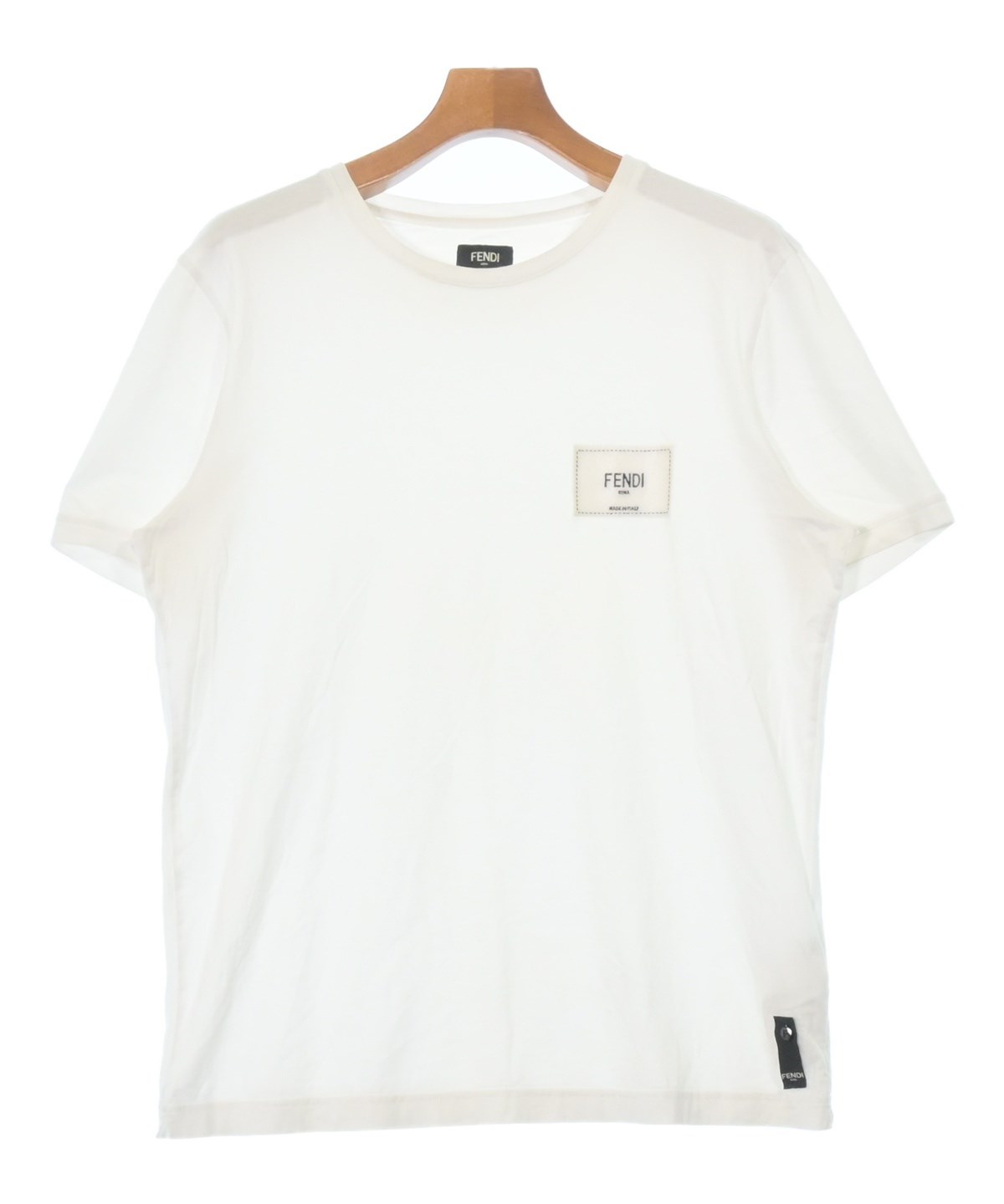 FENDI（フェンディ）Tシャツ・カットソー 白 サイズ:XL メンズ