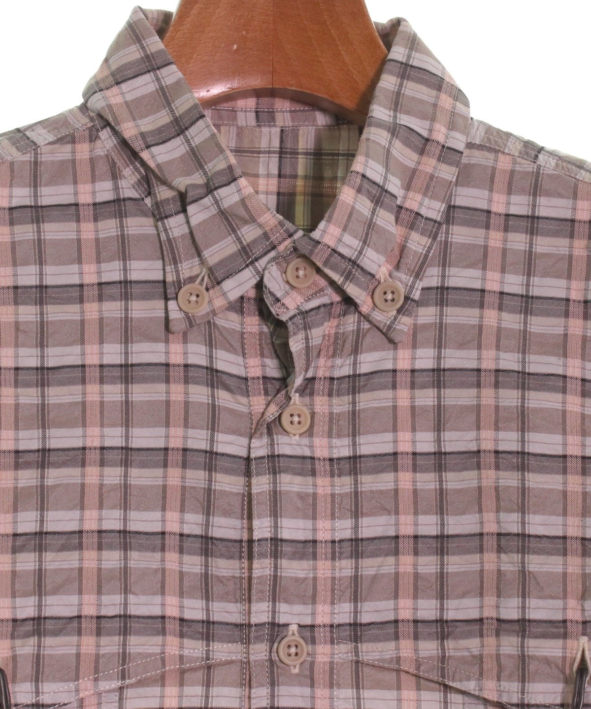 BOTTEGA VENETA Casual shirts Gray Size: 44 (Approx. S) Men's | Online ...