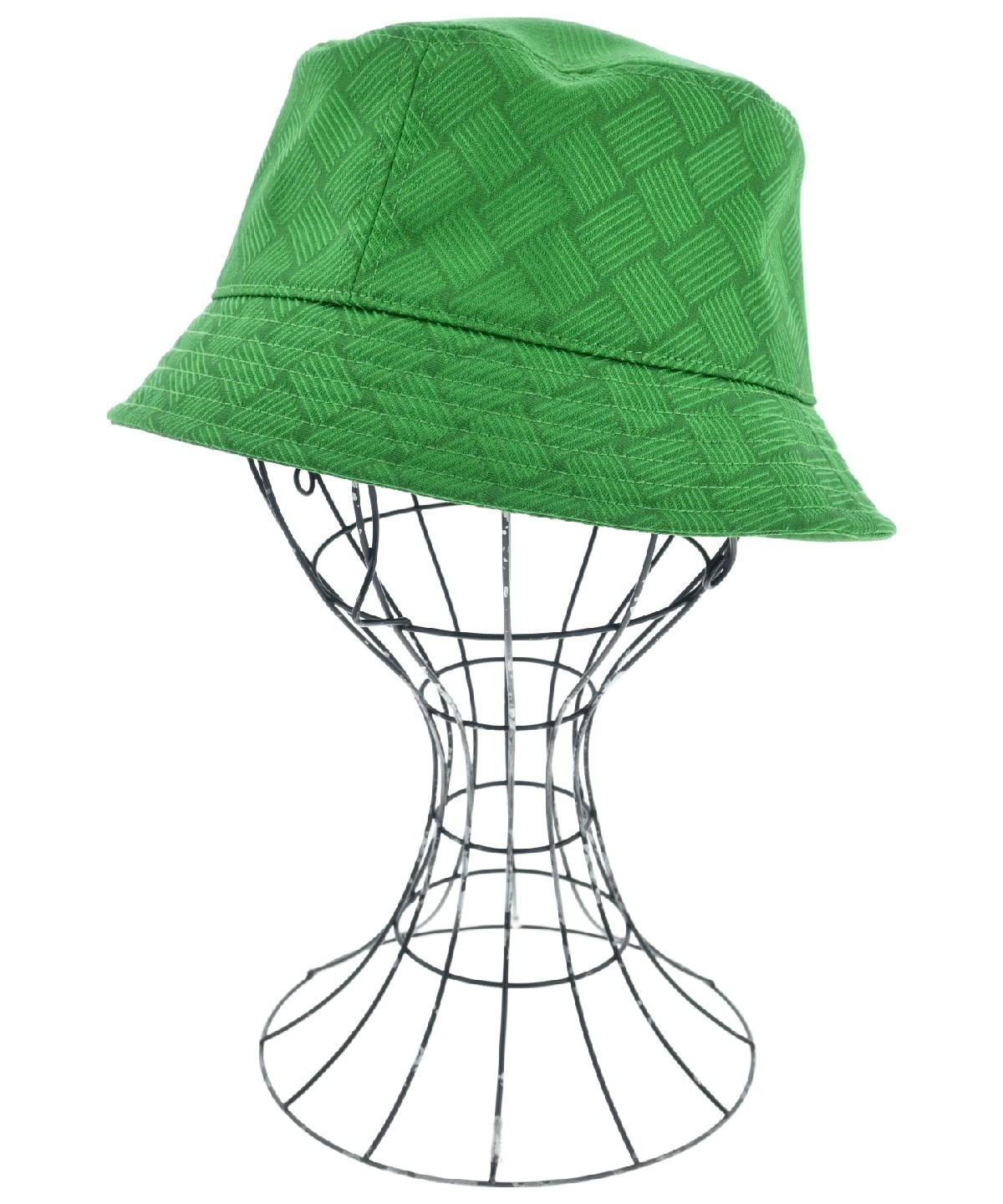 【新品未使用】　BOTTEGA VENETA Green Hat Sサイズ 新品未使用】BOTTEGA VENETA バケットハット 帽子 キャップ