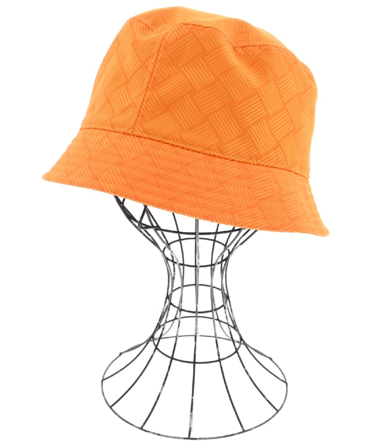 BOTTEGA VENETA ナイロンハット BOTTEGA VENETA（ボッテガヴェネタ）ハット オレンジ サイズ:M メンズ