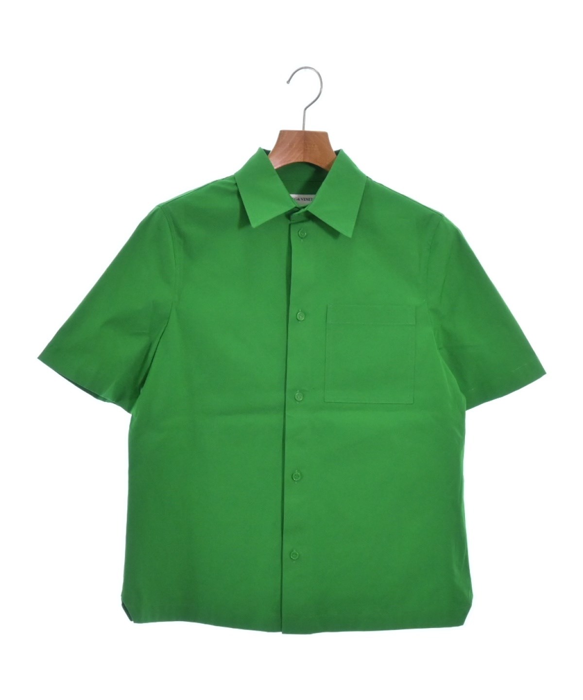 BOTTEGA VENETA（ボッテガヴェネタ）カジュアルシャツ 緑 サイズ:38(S 