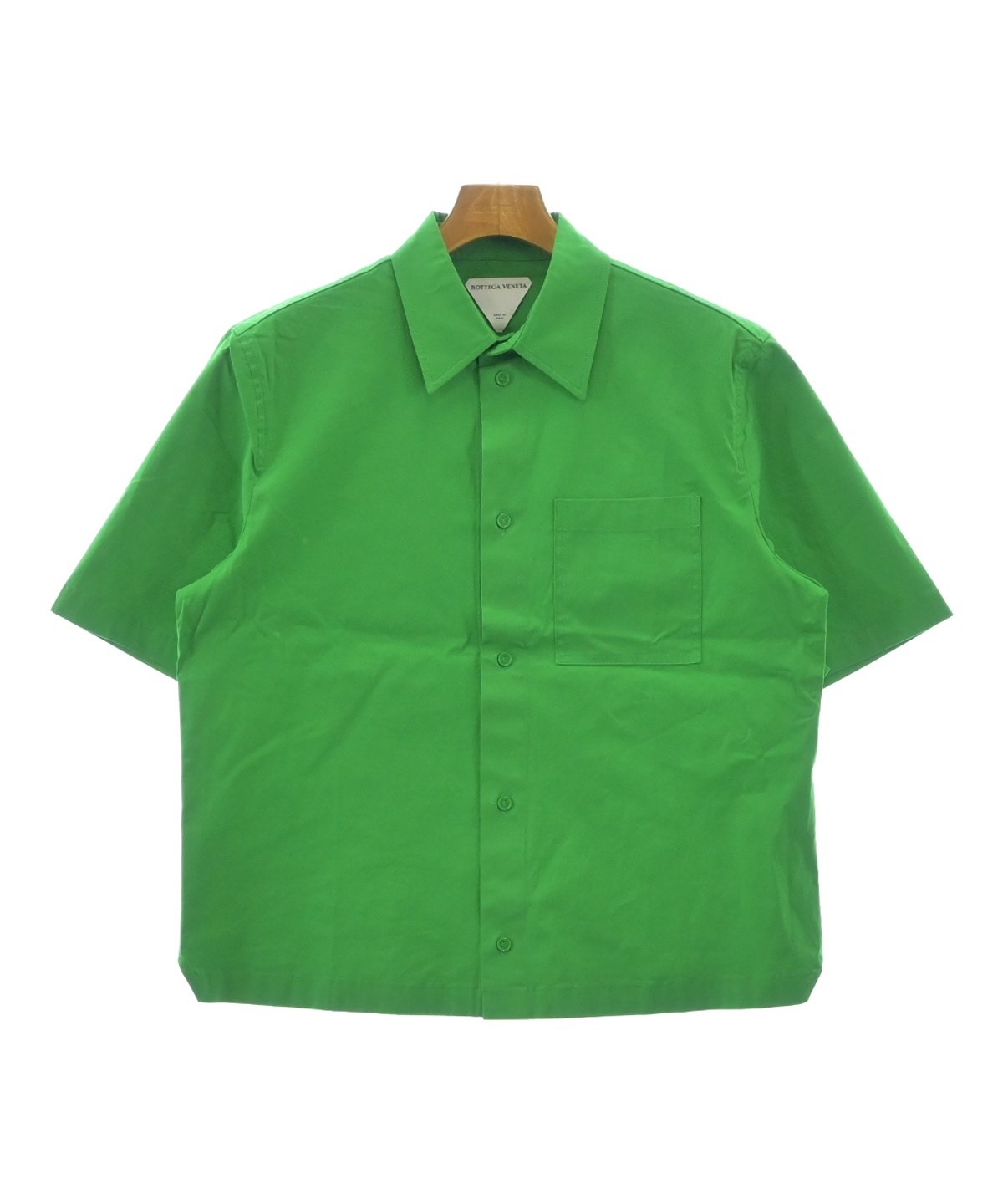 BOTTEGA VENETA（ボッテガヴェネタ）カジュアルシャツ 緑 サイズ:44(S 
