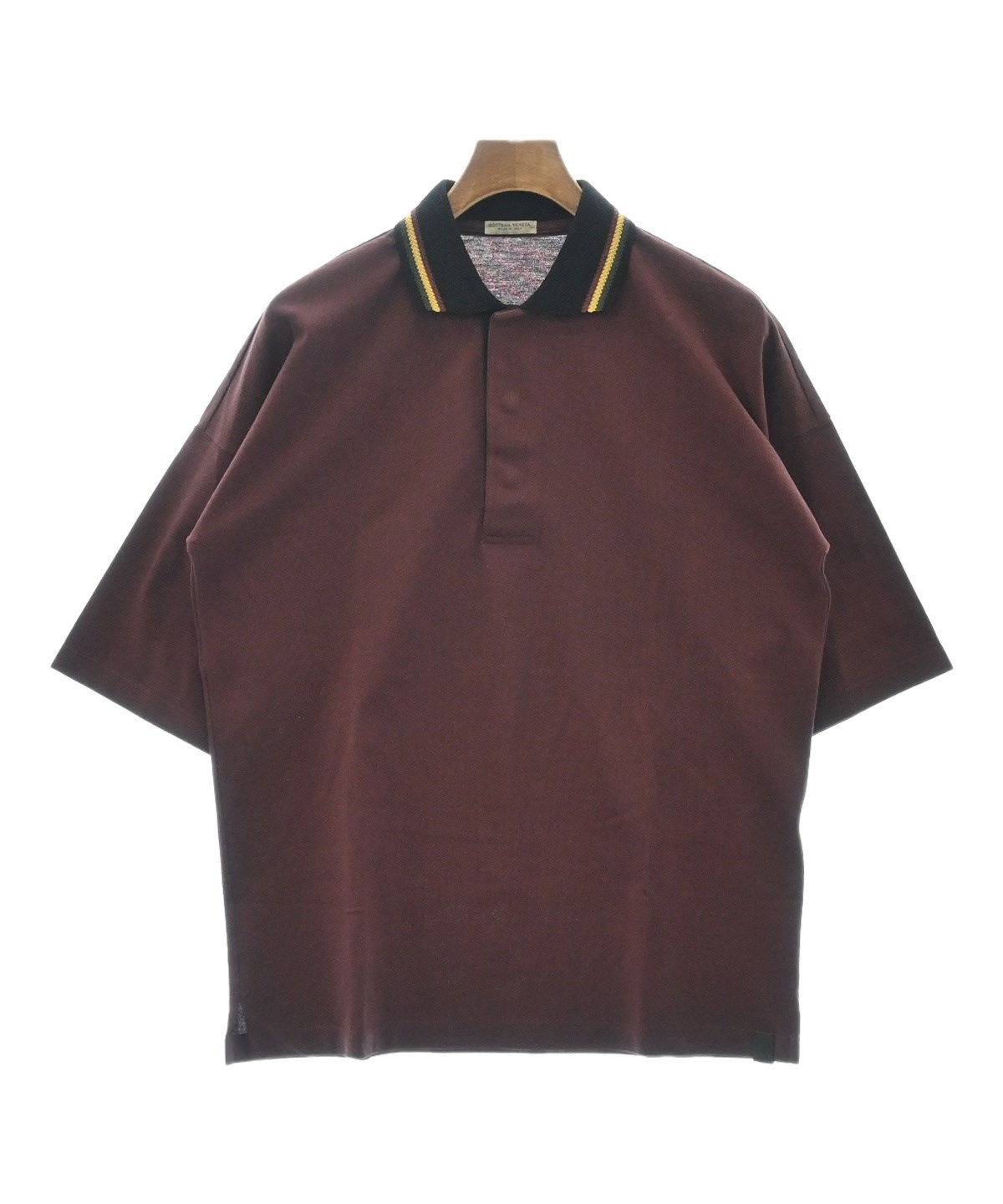 BOTTEGA VENETA（ボッテガヴェネタ）ポロシャツ 赤 サイズ:44(S位  