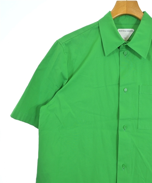 BOTTEGA VENETA（ボッテガヴェネタ）カジュアルシャツ 緑 サイズ:46(M位) メンズ/2200638893021